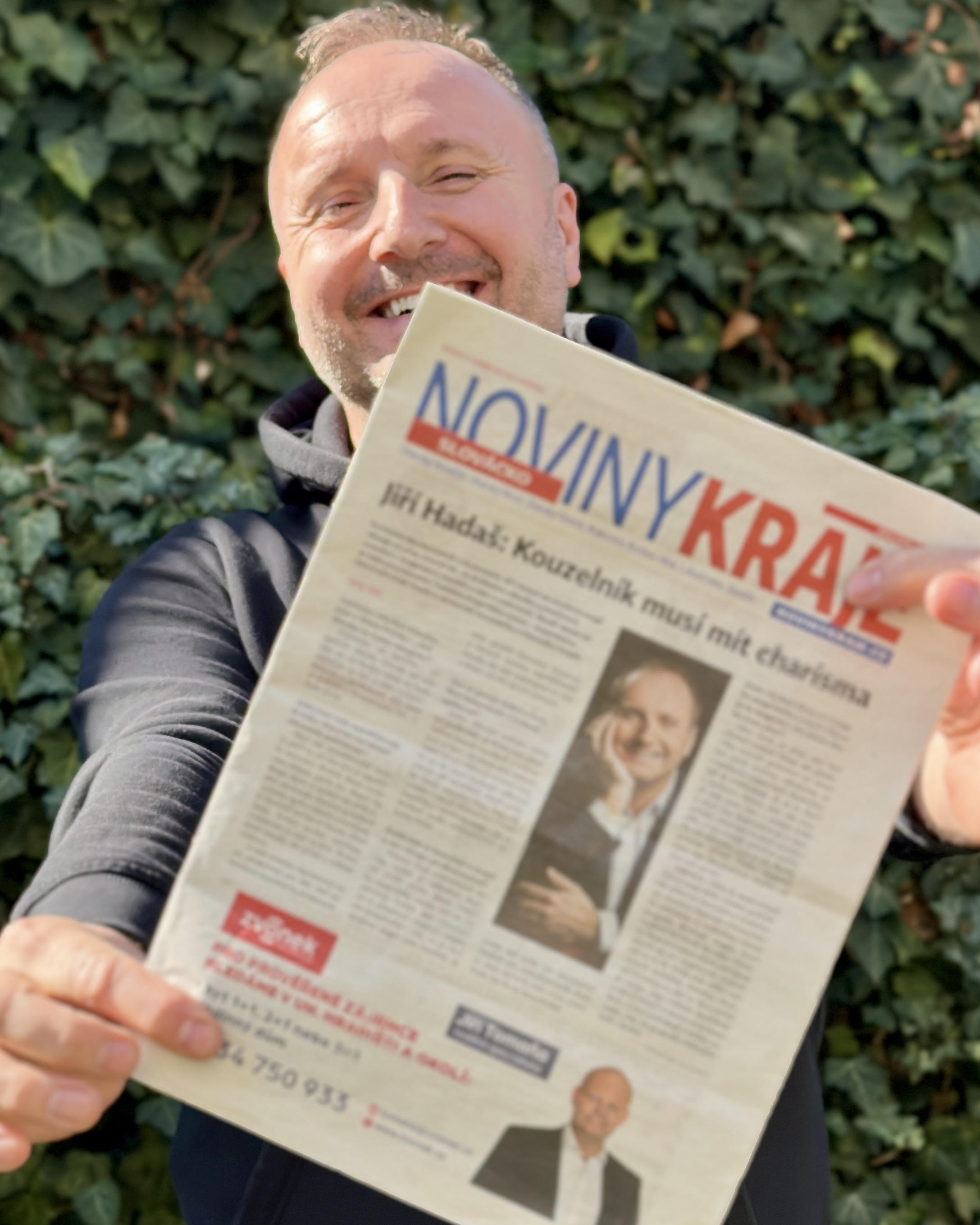 rozhovor noviny kraje s jirkou hadašem